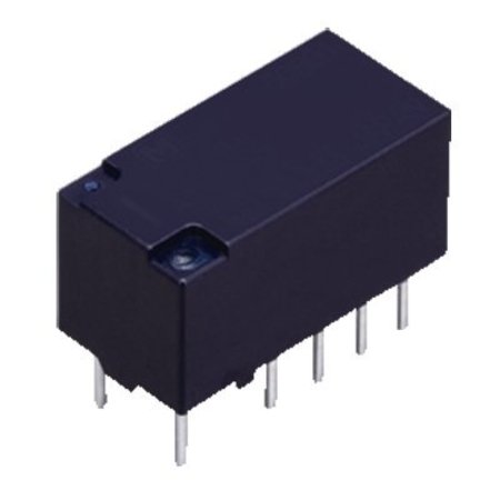 AROMAT Power/Signal Relay, Dpdt, Latched, 0.012A (Coil), 12Vdc (Coil), 140Mw (Coil), 7.5A (Contact),  TX2-L2-12V-TH